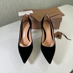 Gianvito Rossi Gianvito 70 Suede Pumps Black IT 39.5 (Like New)